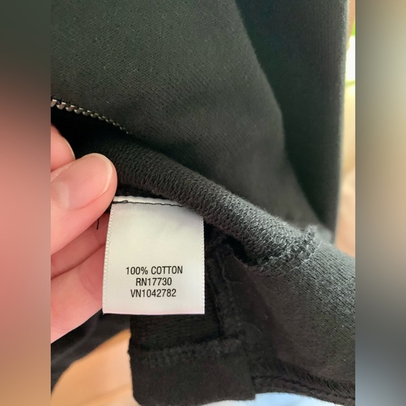 Black Zipper Sweatshirt Blazer XS - Picture 4 of 5